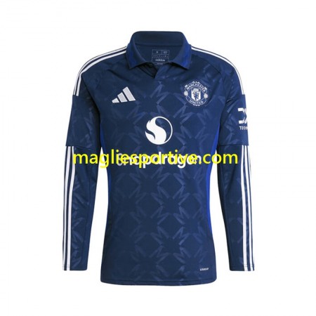 Completo Calcio Manchester United Divisa Trasferta 2024-2025 ML
